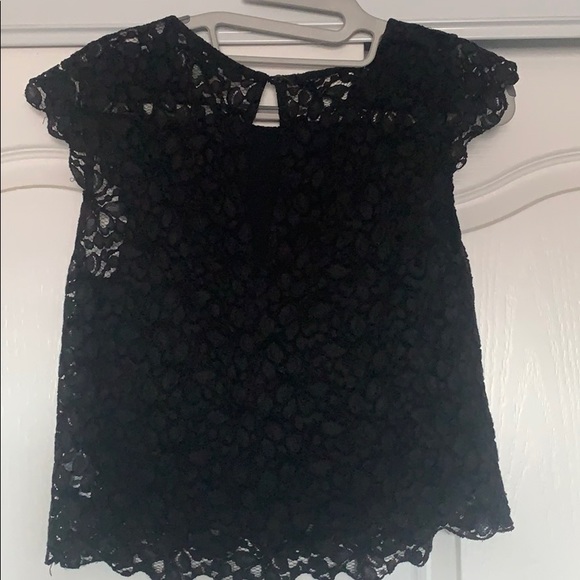 Black lace top - Picture 2 of 3
